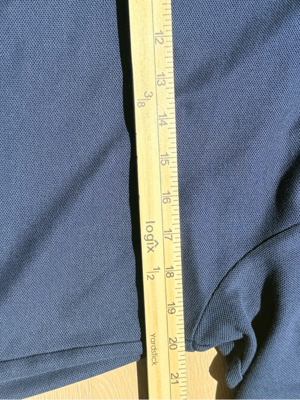 Tommy Bahama Blue Polo Shirt with Subtle Dark Trim - Picture 4 of 7